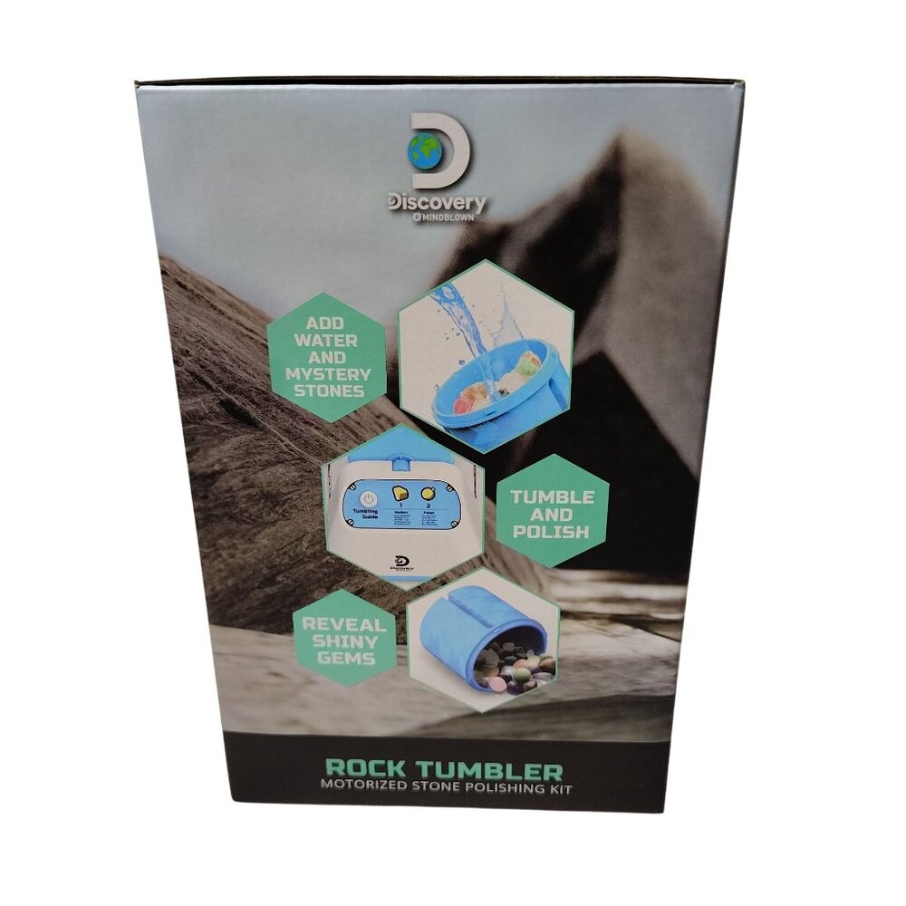Discovery Mindblown Rock Tumbler Motorized Stone Polishing Kit Ages 8+ - Picture 8 of 9